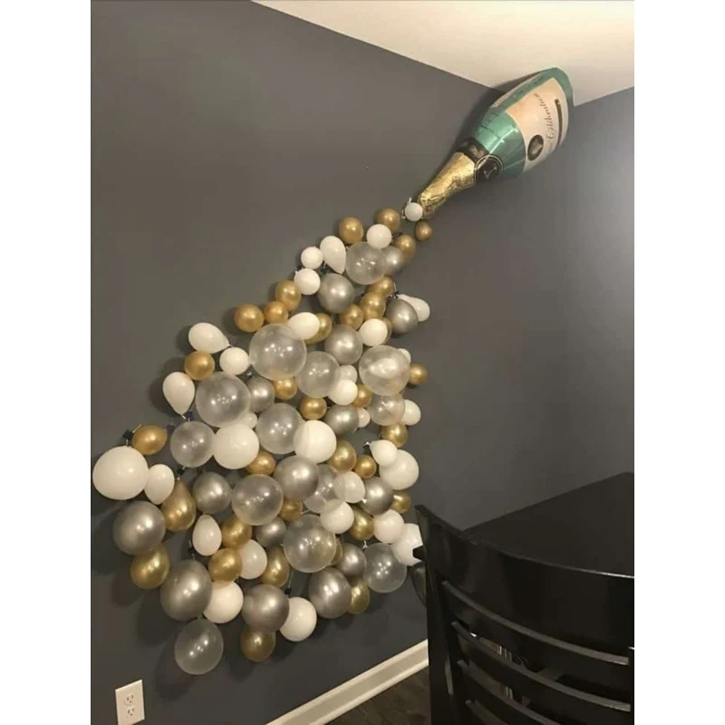 Rose-gold Sequin Curtains Decoration